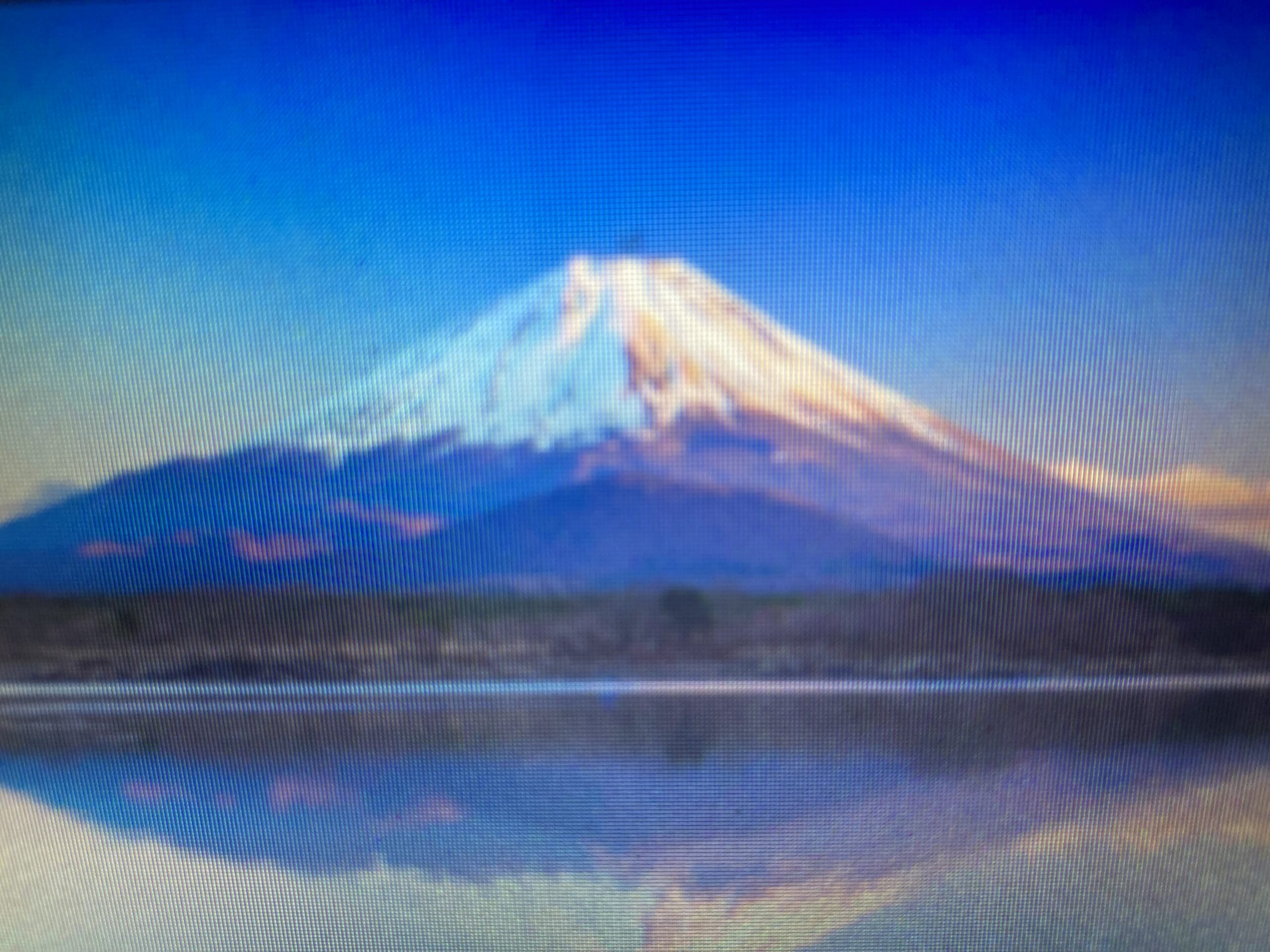お盆は富士山、東京の予定だったが